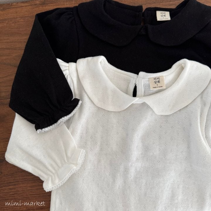 Mimi Market - Korean Baby Fashion - #babyboutique - Dia Collar Tee - 4