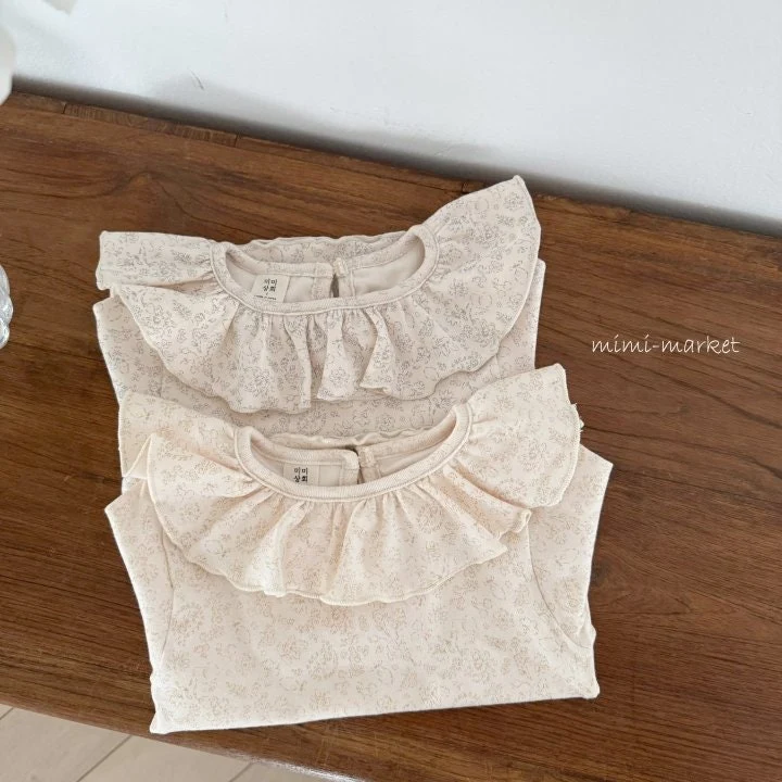 Mimi Market - Korean Baby Fashion - #babyboutiqueclothing - Bailey Frill Tee - 4