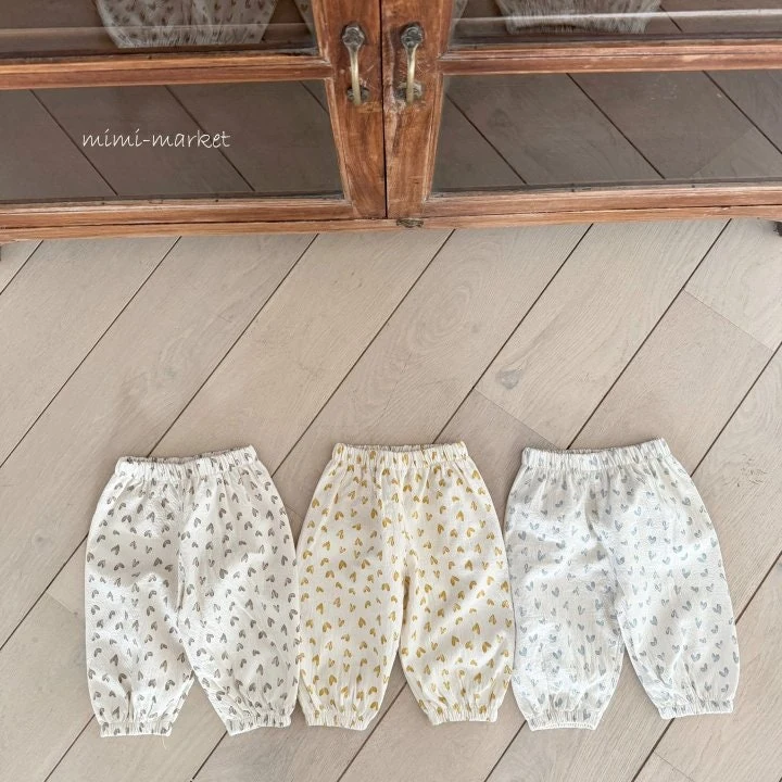 Mimi Market - Korean Baby Fashion - #babyfashion - Heart Pants