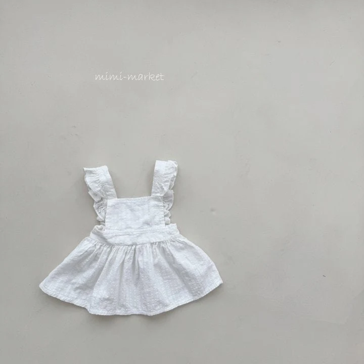 Mimi Market - Korean Baby Fashion - #babyfever - Frill Suspender Dress - 3