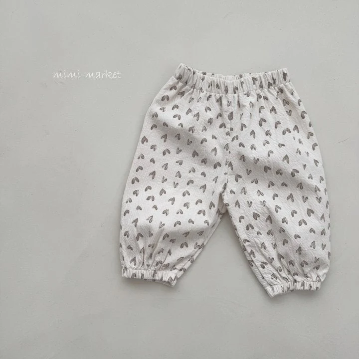 Mimi Market - Korean Baby Fashion - #babyfever - Heart Pants - 2