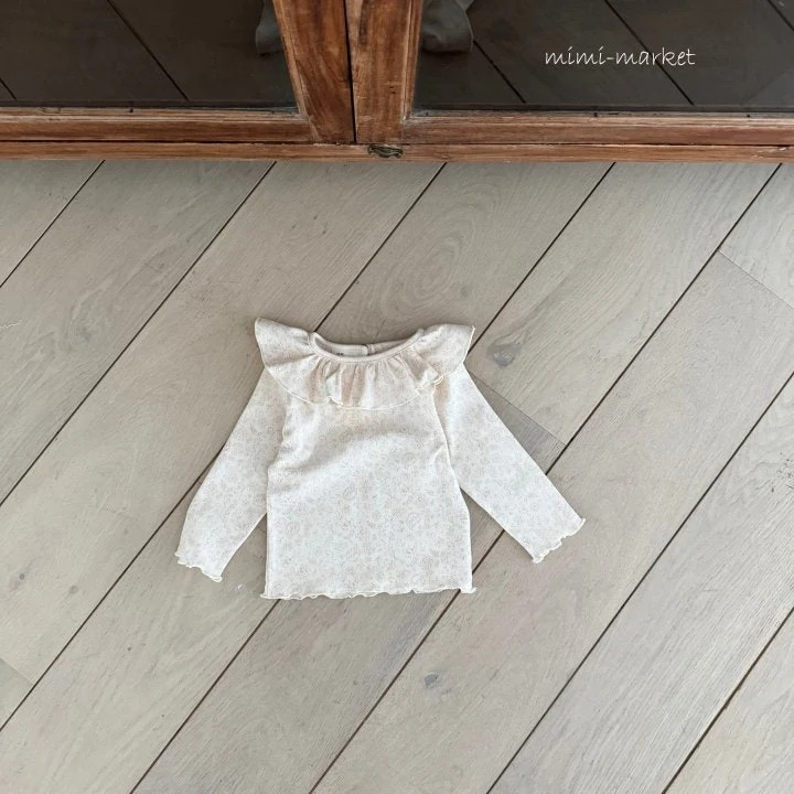 Mimi Market - Korean Baby Fashion - #babygirlfashion - Bailey Frill Tee - 7