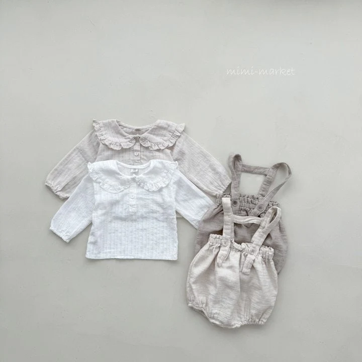 Mimi Market - Korean Baby Fashion - #babygirlfashion - Nature Suspenders Pants - 7