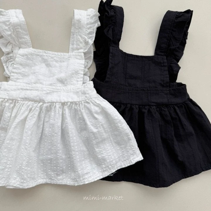 Mimi Market - Korean Baby Fashion - #babyfever - Frill Suspender Dress - 4