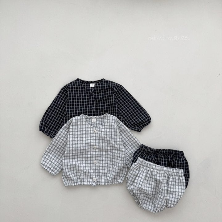 Mimi Market - Korean Baby Fashion - #babyootd - Chex Set