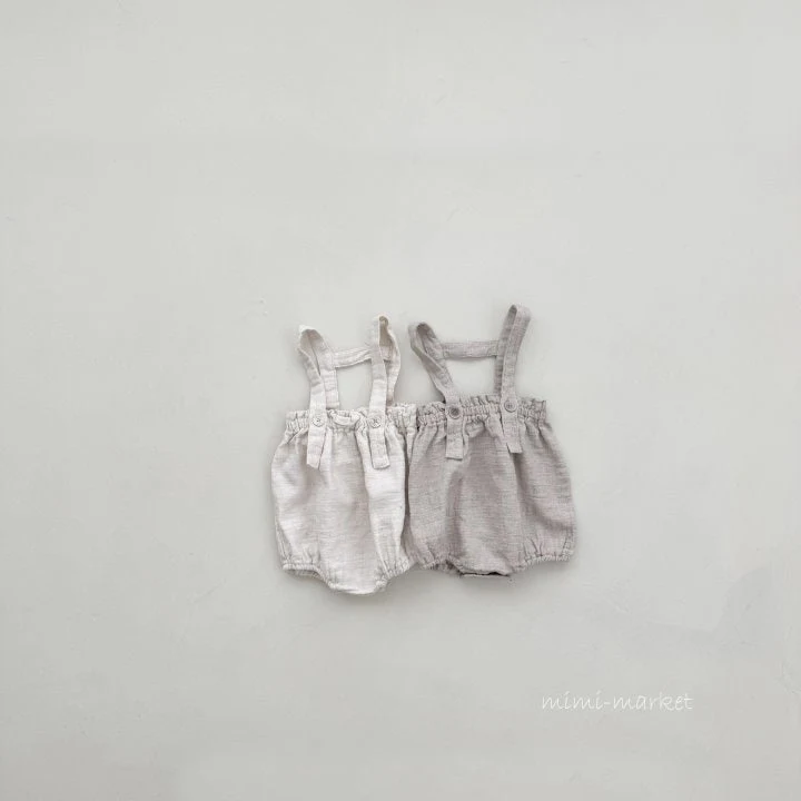 Mimi Market - Korean Baby Fashion - #babyootd - Nature Suspenders Pants - 10