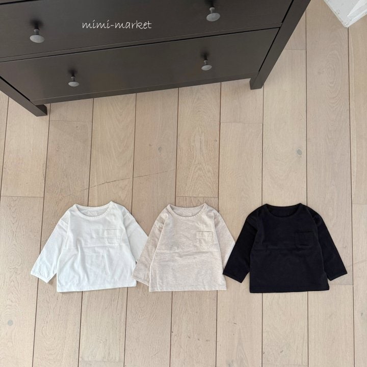 Mimi Market - Korean Baby Fashion - #babyootd - Pocket Tee - 5