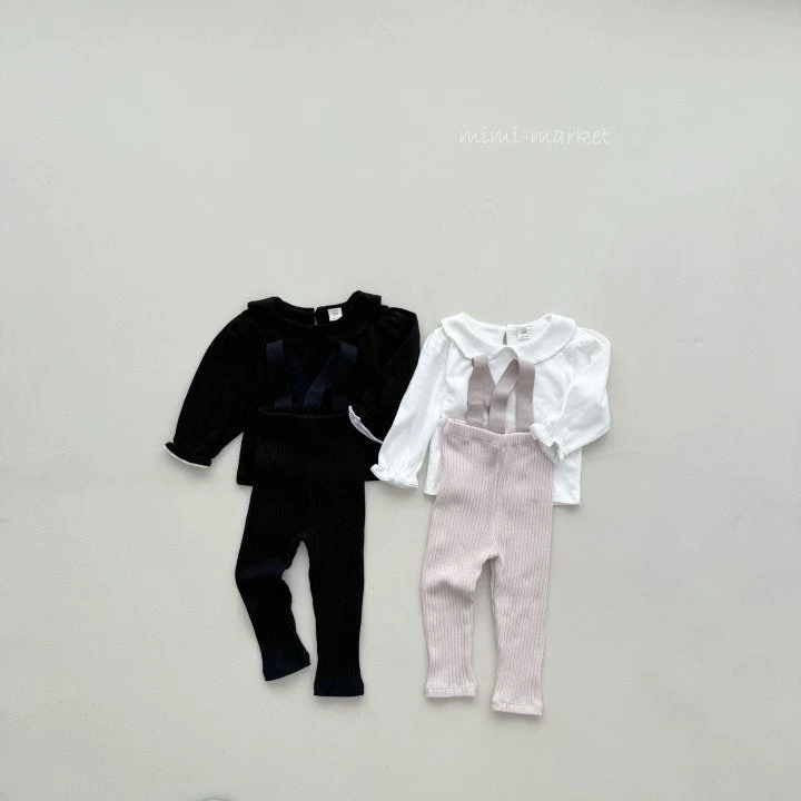 Mimi Market - Korean Baby Fashion - #babyoutfit - Melody Suspenders Pants - 8