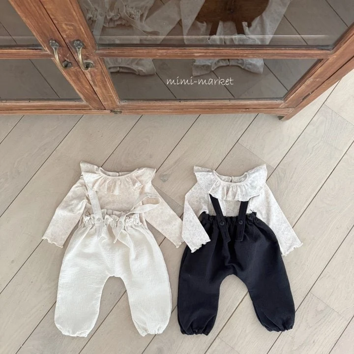 Mimi Market - Korean Baby Fashion - #babyoutfit - Lanvin Suspenders Pants