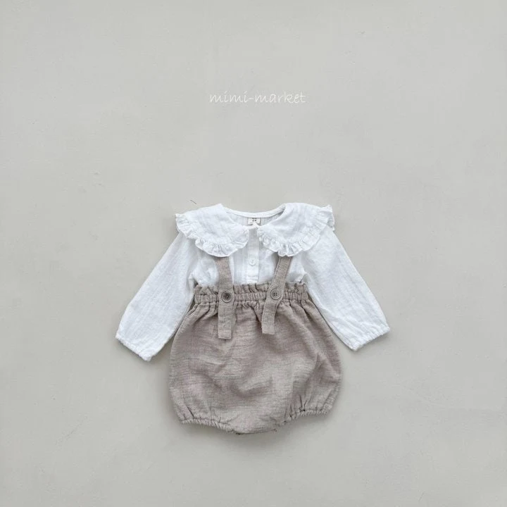 Mimi Market - Korean Baby Fashion - #babyoutfit - Nature Suspenders Pants - 11