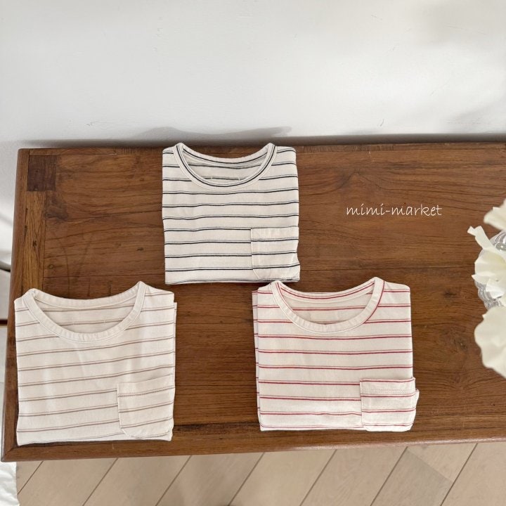 Mimi Market - Korean Baby Fashion - #babyoutfit - ST Pocket Tee - 9