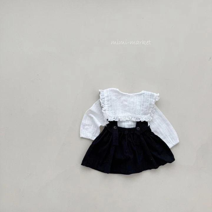 Mimi Market - Korean Baby Fashion - #babyoutfit - Frill Suspender Dress - 8