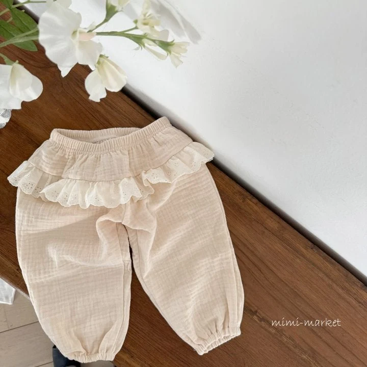 Mimi Market - Korean Baby Fashion - #onlinebabyshop - Lace Pants - 5