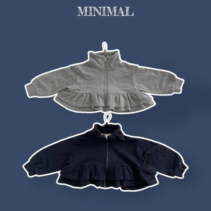 Minimal - Korean Children Fashion - #designkidswear - Curly Cancan Zip-up Jacket