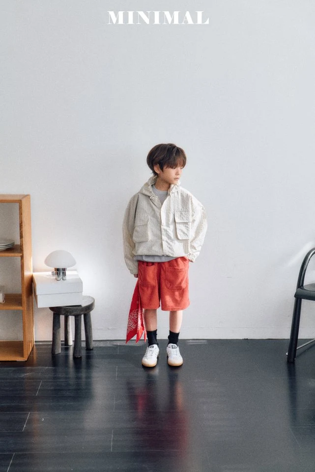 Minimal - Korean Children Fashion - #kidzfashiontrend - Terry Pocket Shorts - 6