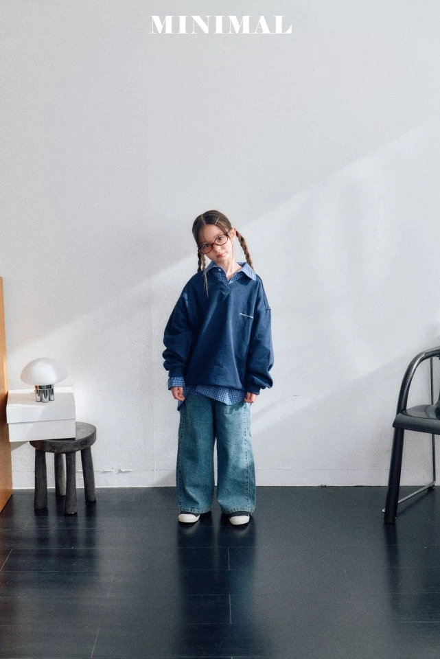 Minimal - Korean Children Fashion - #magicofchildhood - Volume Denim Pants - 3