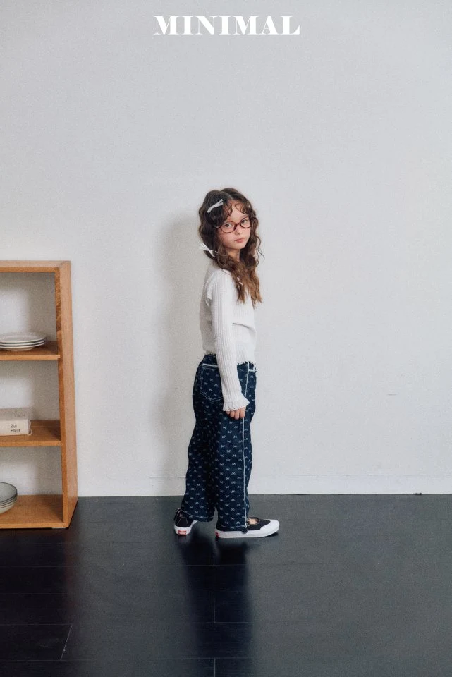 Minimal - Korean Children Fashion - #magicofchildhood - Lace Waffle Tee - 8