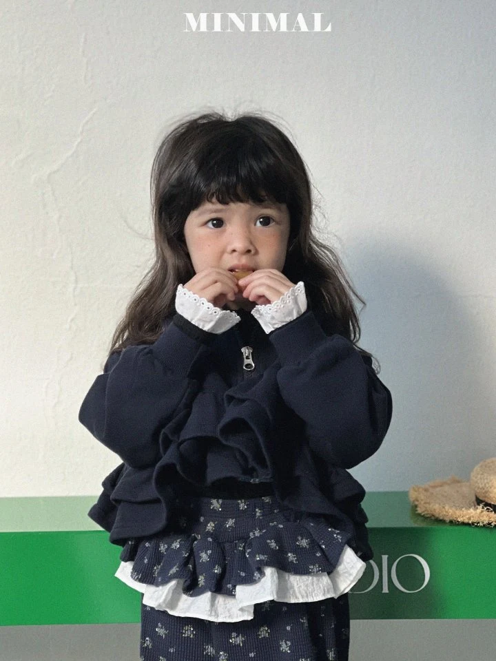 Minimal - Korean Children Fashion - #minifashionista - Curly Cancan Zip-up Jacket - 10