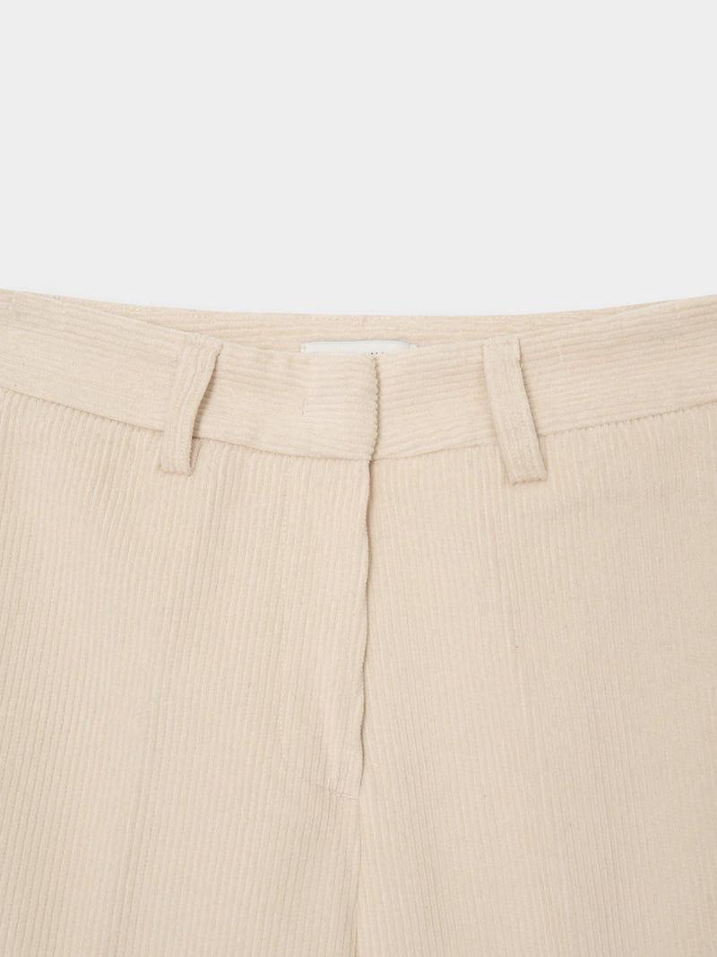 Moani - Korean Women Fashion - #womensfashion - Corduroy Semi Wide Pants - 10