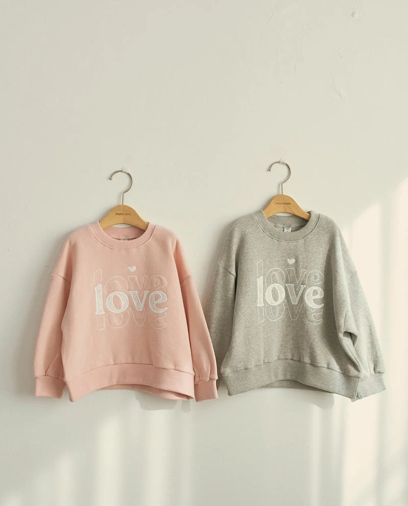 Momo Ann - Korean Children Fashion - #Kfashion4kids - Love Sweatshirts - 9