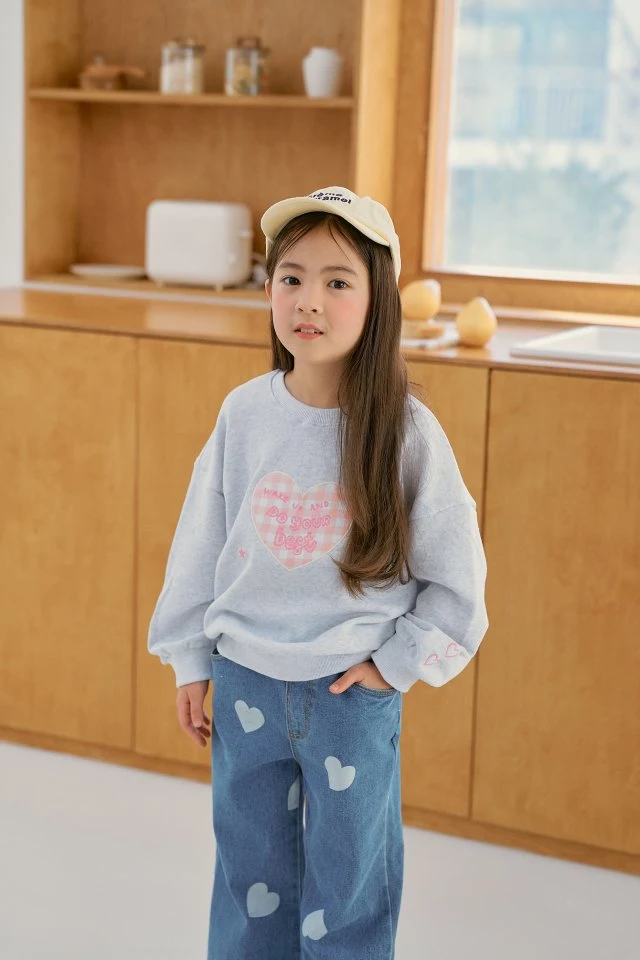 Momo Ann - Korean Children Fashion - #childofig - Heart Sweatshirts - 8