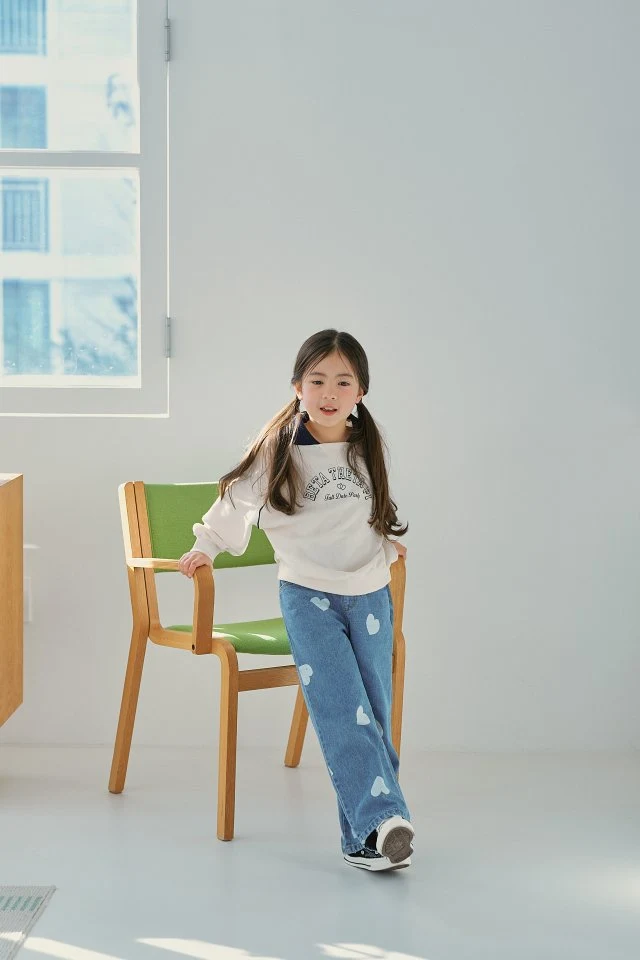 Momo Ann - Korean Children Fashion - #childofig - Heart Jeans - 8