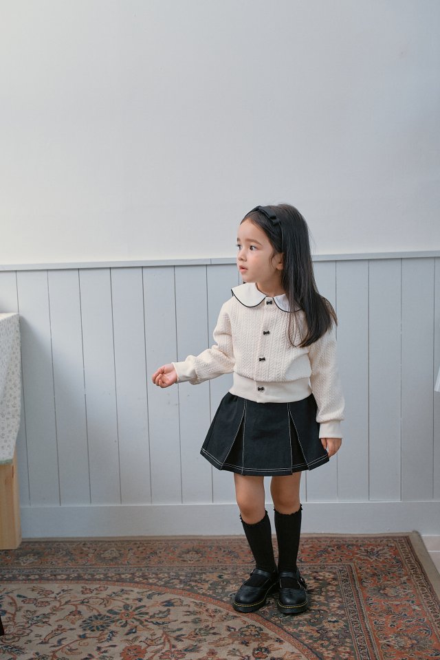 Momo Ann - Korean Children Fashion - #childofig - Jacquard Cardigan