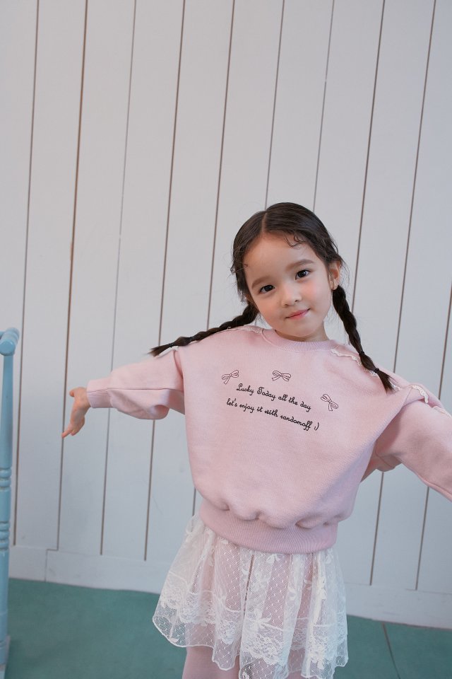 Momo Ann - Korean Children Fashion - #childofig - Lace Sweatshirts - 4