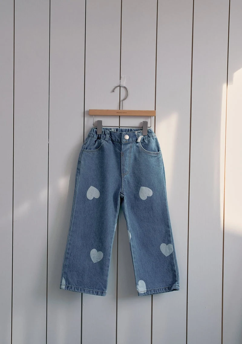 Momo Ann - Korean Children Fashion - #designkidswear - Heart Jeans - 10