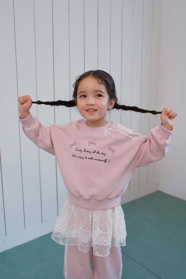 Momo Ann - Korean Children Fashion - #designkidswear - Lace Sweatshirts - 5