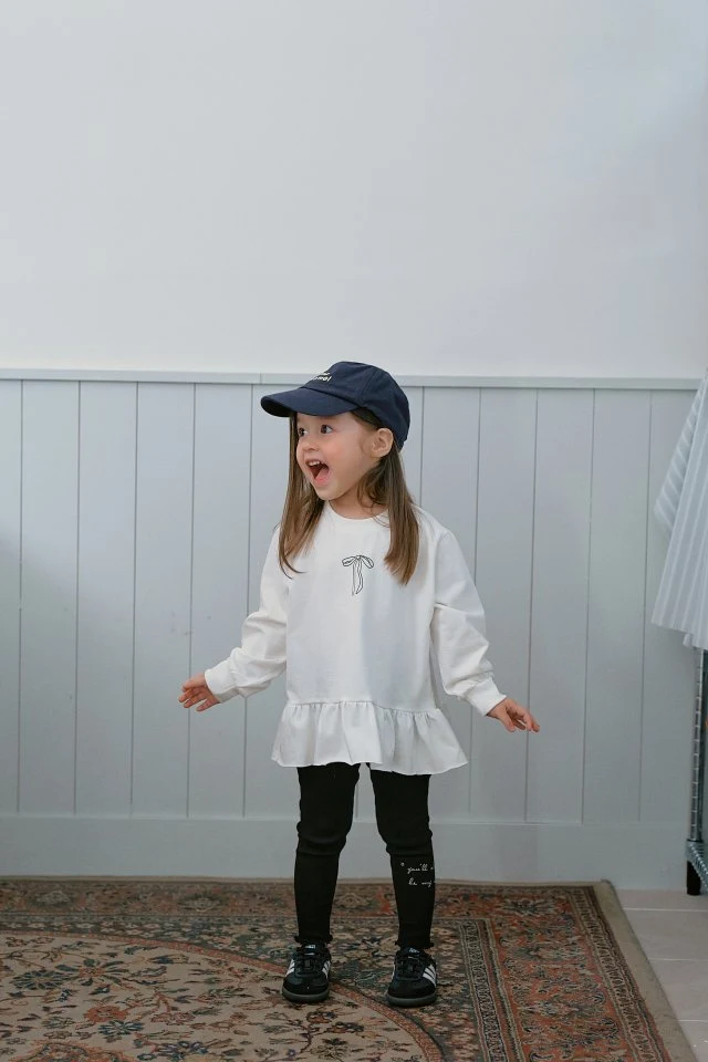 Momo Ann - Korean Children Fashion - #discoveringself - Frill Long Tee - 9