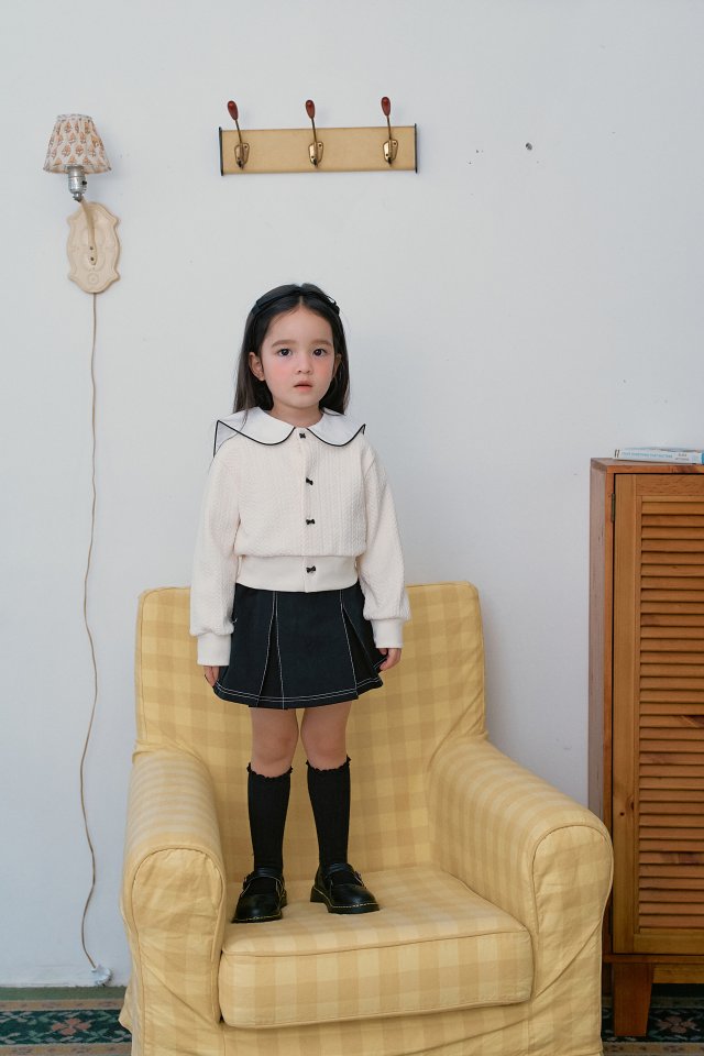 Momo Ann - Korean Children Fashion - #fashionkids - Jacquard Cardigan - 5