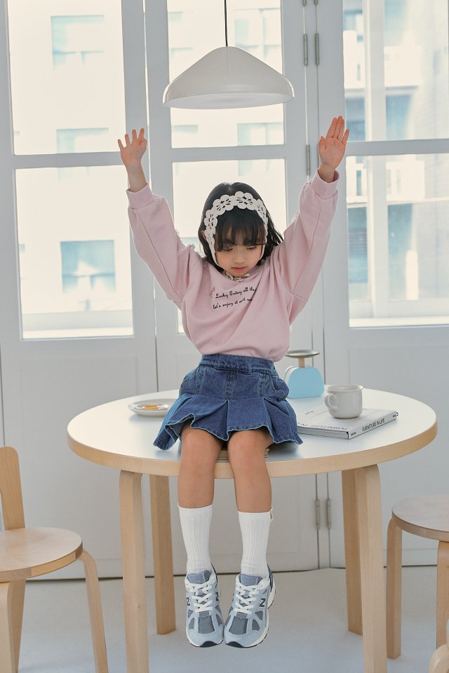 Momo Ann - Korean Children Fashion - #kidzfashiontrend - Garden Denim Skirt Pants - 3