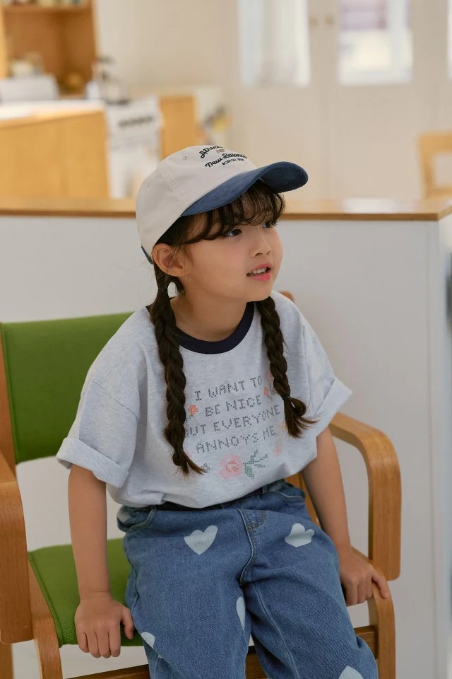 Momo Ann - Korean Children Fashion - #littlefashionista - Mono Short Sleeve Tee