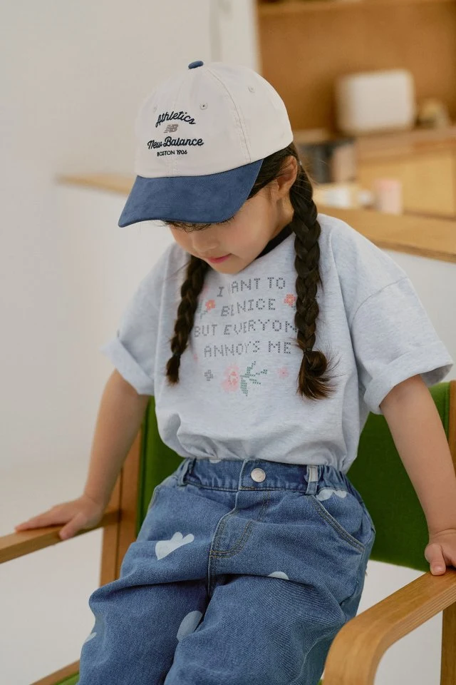 Momo Ann - Korean Children Fashion - #magicofchildhood - Mono Short Sleeve Tee - 2