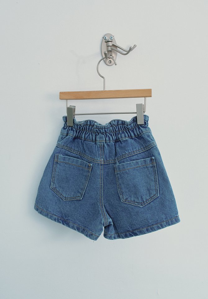 Momo Ann - Korean Children Fashion - #prettylittlegirls - Cloud Denim Skirt Pants - 9