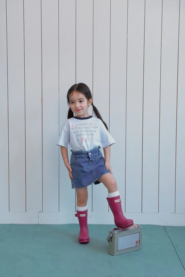 Momo Ann - Korean Children Fashion - #todddlerfashion - Mono Short Sleeve Tee - 5