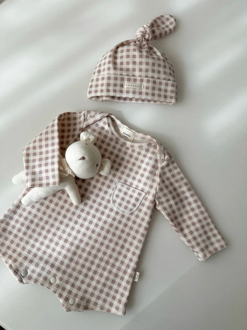 Monbebe - Korean Baby Fashion - #babyclothing - Check Check Boy Suit - 3