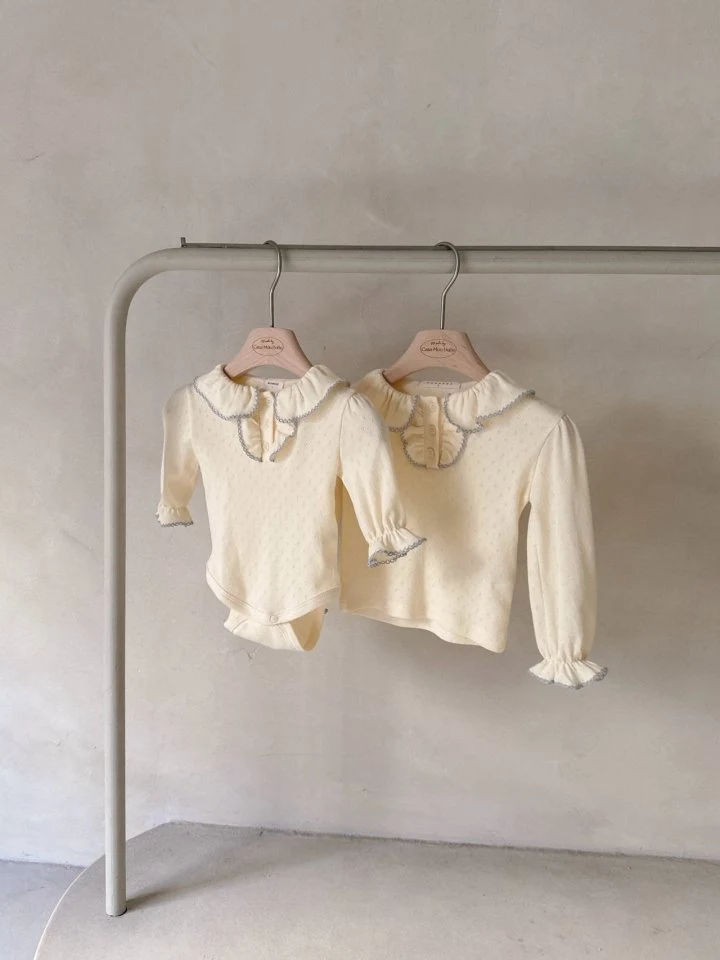 Monbebe - Korean Baby Fashion - #babyootd - Coco Frill Suit - 5