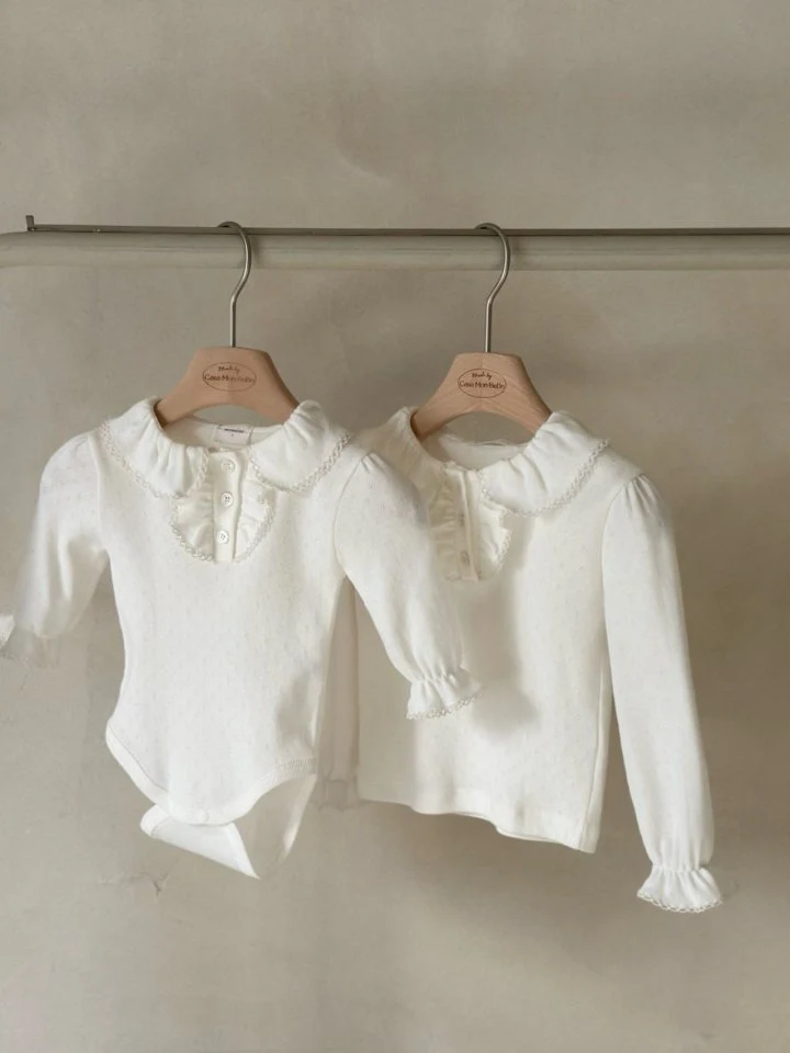 Monbebe - Korean Baby Fashion - #babyoutfit - Coco Frill Suit - 7