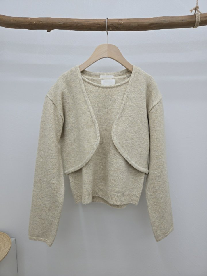 Most - Korean Women Fashion - #momslook - With Cardigan Top Set