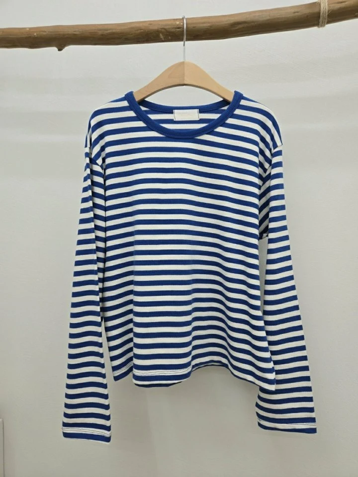 Most - Korean Women Fashion - #momslook - Dint Stripe Tee - 8