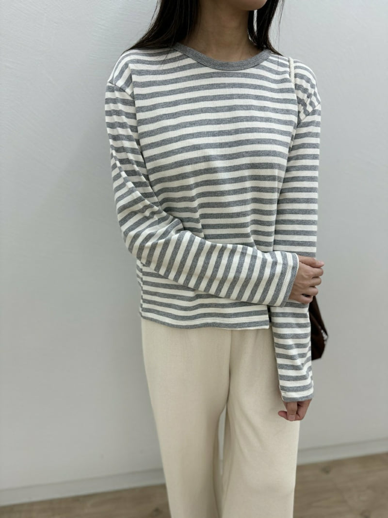 Most - Korean Women Fashion - #thatsdarling - Dint Stripe Tee - 8