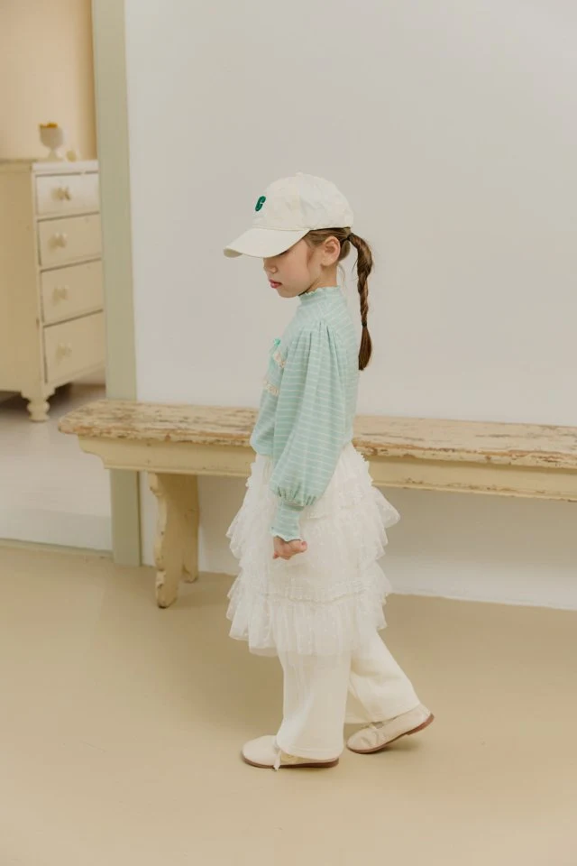 Mumunbaba - Korean Children Fashion - #littlefashionista - Long Layered Skirt - 9