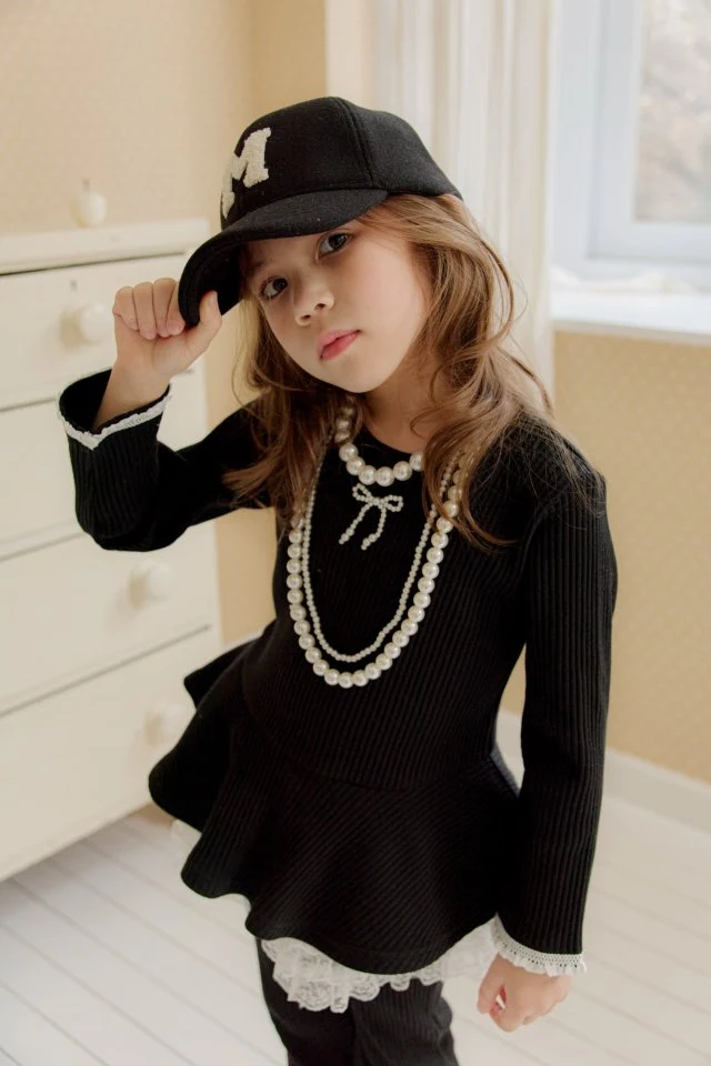 Mumunbaba - Korean Children Fashion - #stylishchildhood - Esk Span Tee - 6