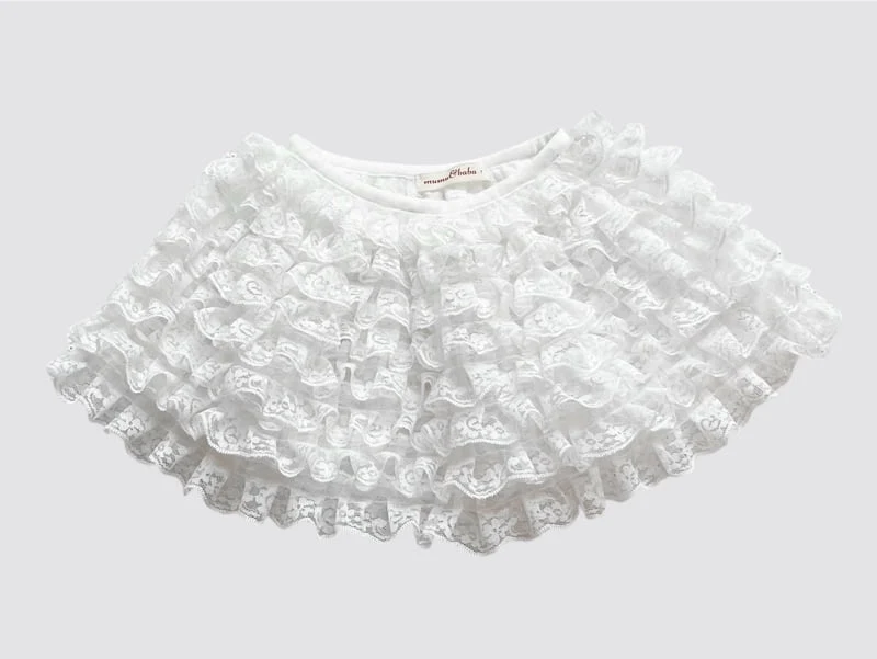 Mumunbaba - Korean Children Fashion - #todddlerfashion - Layered Short Skirt - 12