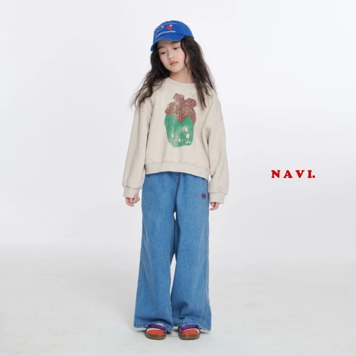 Navi - Korean Children Fashion - #childofig - Work Denim Pants - 6