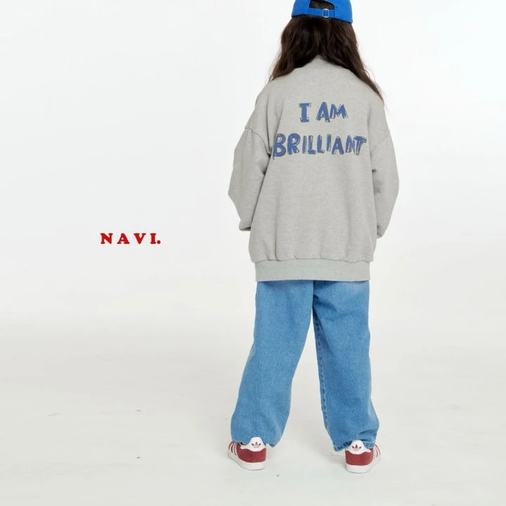 Navi - Korean Children Fashion - #childofig - I Am Zip-up Jumper - 3