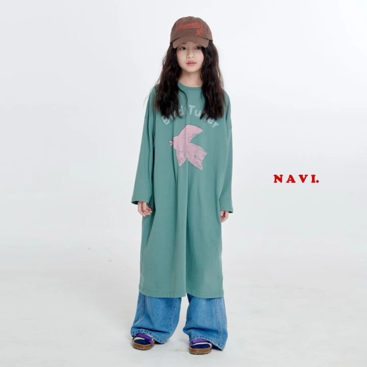 Navi - Korean Children Fashion - #childofig - Bird One-piece - 7