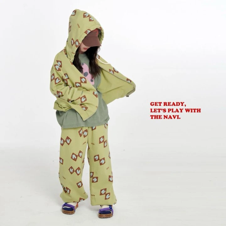 Navi - Korean Children Fashion - #designkidswear - Latte Hood Zip-up Jacket - 6